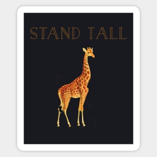 Stand Tall Giraffe Sticker